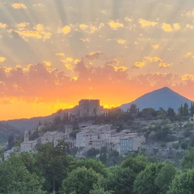 La Vue Est Belle Daire Montbrun-les-Bains Dış mekan fotoğraf